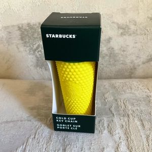 Starbucks Hawaiian pineapple tumbler keychain